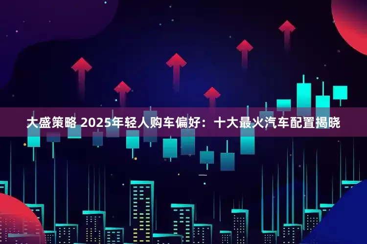 大盛策略 2025年轻人购车偏好：十大最火汽车配置揭晓